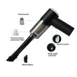 3 in 1 Car Mini Vacuum Cleaner with Blower Wireless Portable Rechargeable Handheld High Power Suction Vacuum Cleaning Machine for Home Car Computer Keyboard Cordless Air Blowing Dusting.